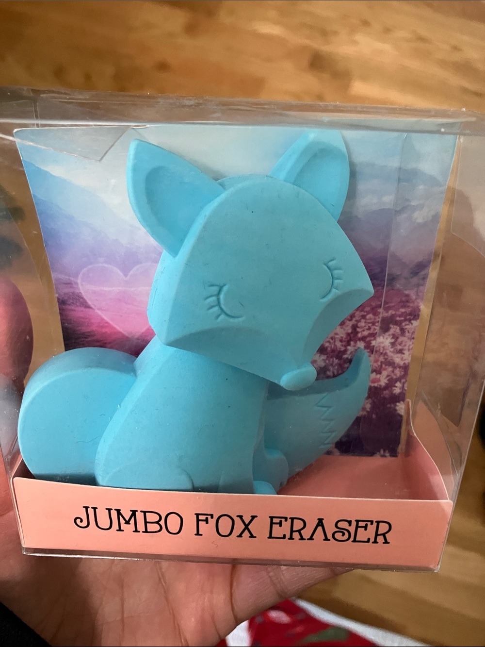 Jumbo Fox Eraser - Blue